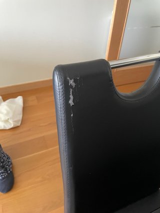 Mesa comedor de vidrio + 4 sillas