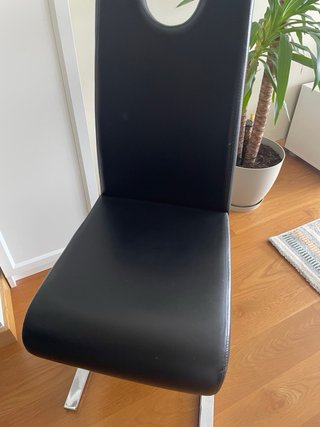 Mesa comedor de vidrio + 4 sillas