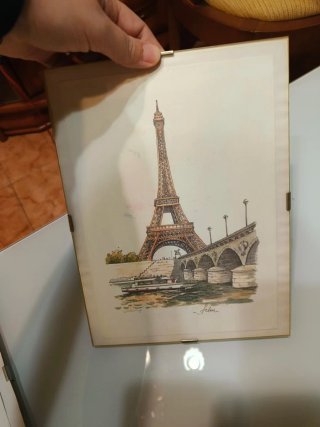 5 Láminas París Edificios Famosos