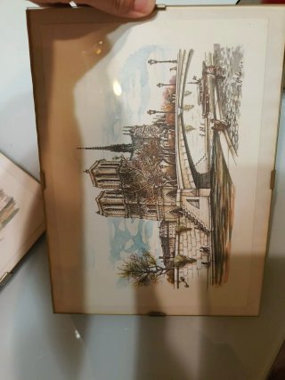 5 Láminas París Edificios Famosos