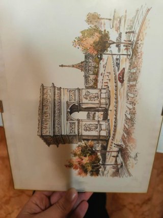 5 Láminas París Edificios Famosos