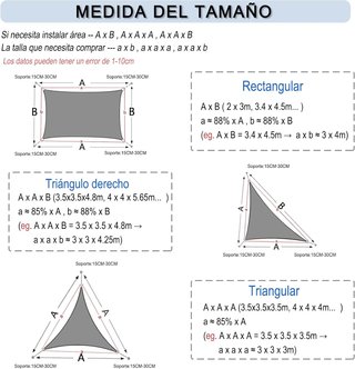 - Sunnylaxx toldo impermeable sombra jardín