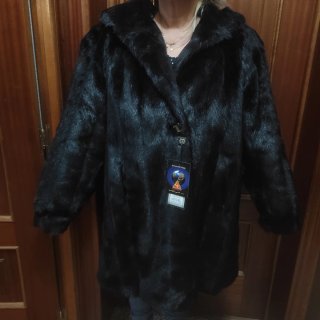 Abrigo negro de colección