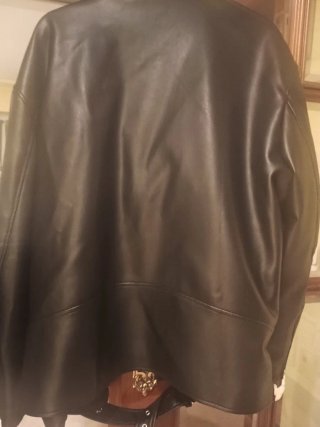 Chaqueta polipiel negra Primark Talla 46 mujer