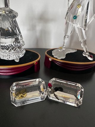 Cristalli Swarovski Ballerina e Arlecchino