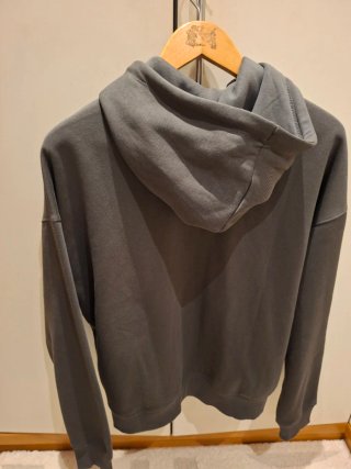Sudadera Bershka gris cremallera talla S nueva