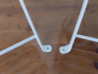 Maisons du Monde.2 Sillas Metálicas Blancas.