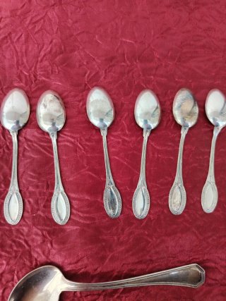 Set 7 Cucchiaini Argento 800