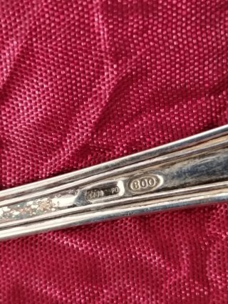 Set 7 Cucchiaini Argento 800