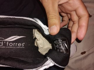Zapatos d'foot blancos