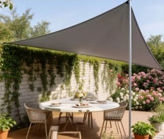 2 Toldos Vela Triangular Impermeable 4X4X4