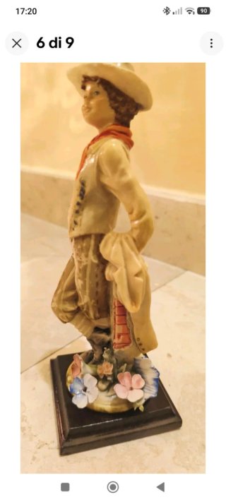 Scultura Capodimonte ragazzo