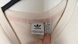 Camiseta Adidas Originals Beige Mujer