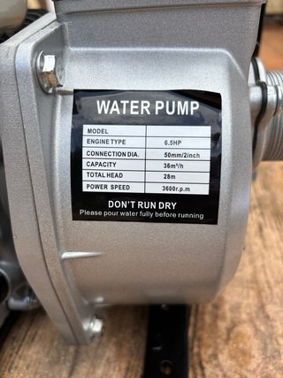 Motobomba Gasolina 6.5HP OHV