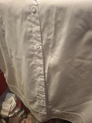 Camisa blanca manga corta con blonda