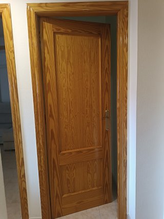 Lote de 3 Puertas de Madera Maciza Pino