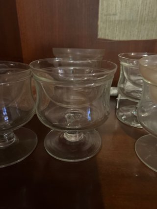 Set di 12 calici in cristallo per cocktail e dessert