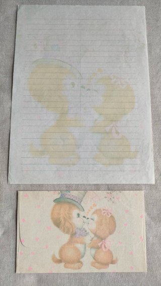 Lote 3 cartas perfumadas vintage