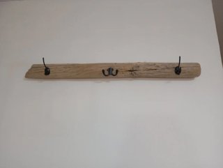 Perchero madera deriva con ganchos