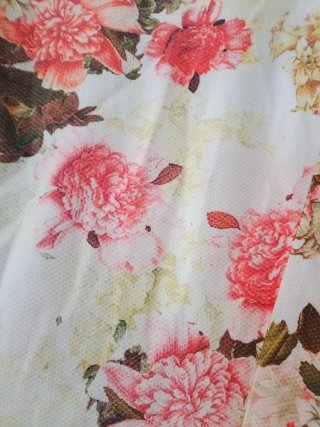Chaqueta floral Zara Talla L