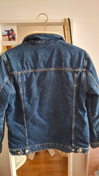 Cazadora vaquera forrada borrego Talla M