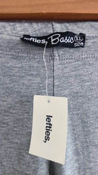 Leggings largos algodón Lefties XL con etiquetas