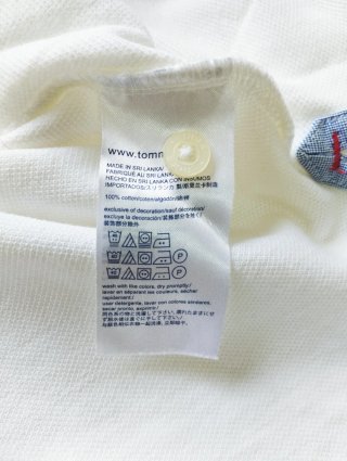 Polo manga larga Tommy Hilfiger blanco