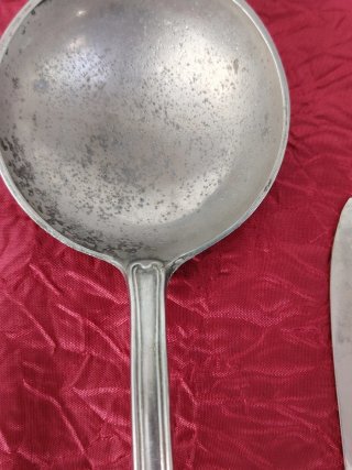 Posate da portata vintage argento A800 placcato