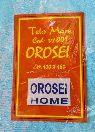 2x Telo Mare Orosei Home Azzurro e Verde