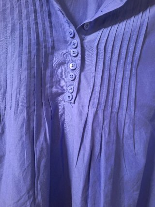 Blusa Punto Roma azul talla 42