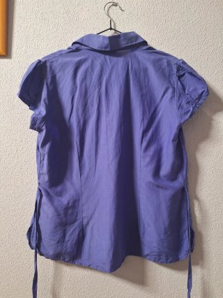 Blusa Punto Roma azul talla 42