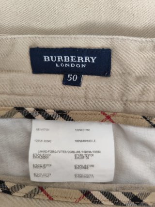 Pantalón Chino Beige Burberry Hombre