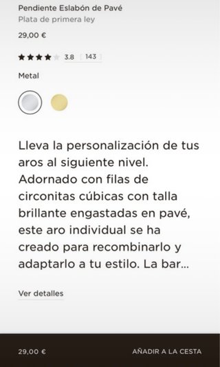 Pendientes Aro Pandora Plata