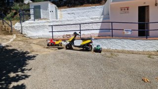 Moto Scooter Amarilla
