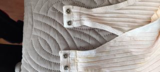 Body Tie-Dye Beige y Blanco