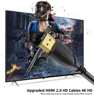 Cable HDMI 4K alta velocidad conectores oro