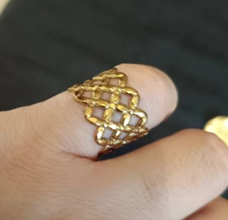 Set oro: anello orecchini earrings & boucles d'ore