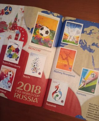 Álbum Cromos Panini Mundial Rusia 2018