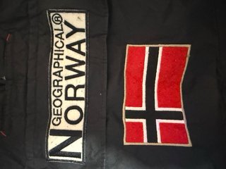 Abrigo Geographical Norway Negro