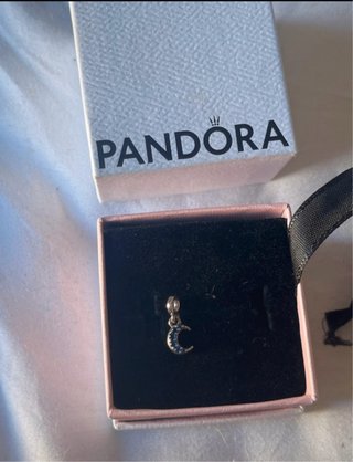 Pandora Me Charm Luna Azul Plata