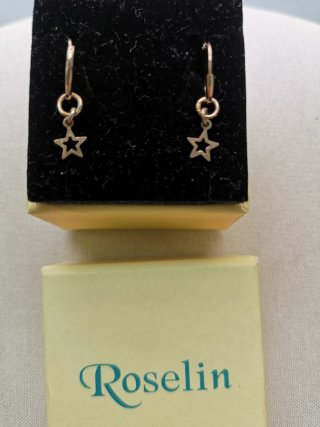 Pendientes Roselin Plata Estrella