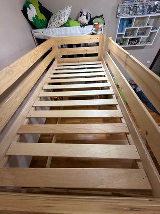 Litera de madera de pino