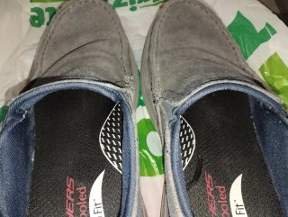 Scarpe Skechers Uomo 41.5 Blu/Grigie