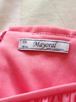 Vestido rosa talla 6 años