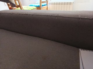 Sofá chaise longue gris 2,80m