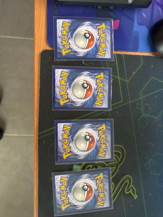 Lote 4 Cartas Pokémon EX