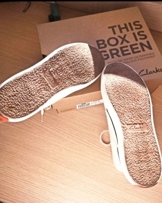 Zapatillas altas Clarks blancas