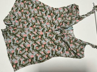 Mono corto estampado floral
