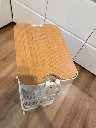 Carrito Auxiliar Ikea Raskog Blanco