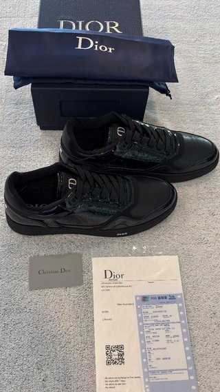 Zapatillas Dior Negras Charol